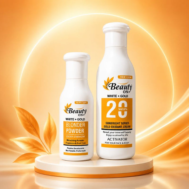 White + Gold Skin Polish Set | Beauty ON