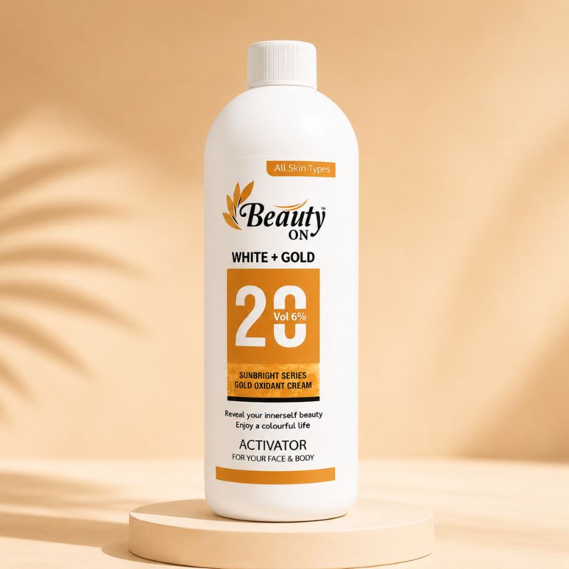 White + Gold Skin Polish Set ( Saloon Packing ) | Beauty ON