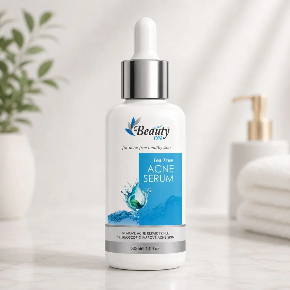 Tea Tree Acne Serum for clear skin, sulfate-free, cruelty-free skincare product