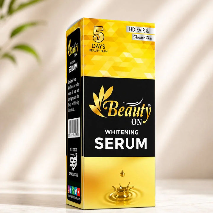 Beauty On Whitening Serum for HD fair & glowing skin in 5 days, sulfate-free skincare product