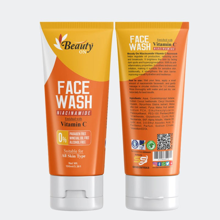 Niacinamide Vitamin C Face Wash | Beauty ON - Beauty On
