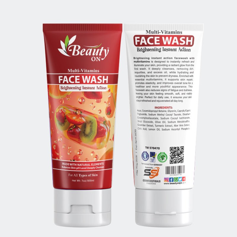 Whitening Multivitamin Face Wash | Beauty ON - Beauty On